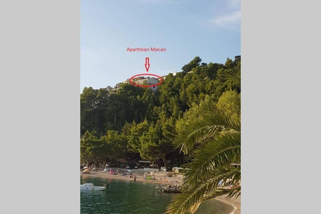 Apartman Macan Brela Εξωτερικό φωτογραφία